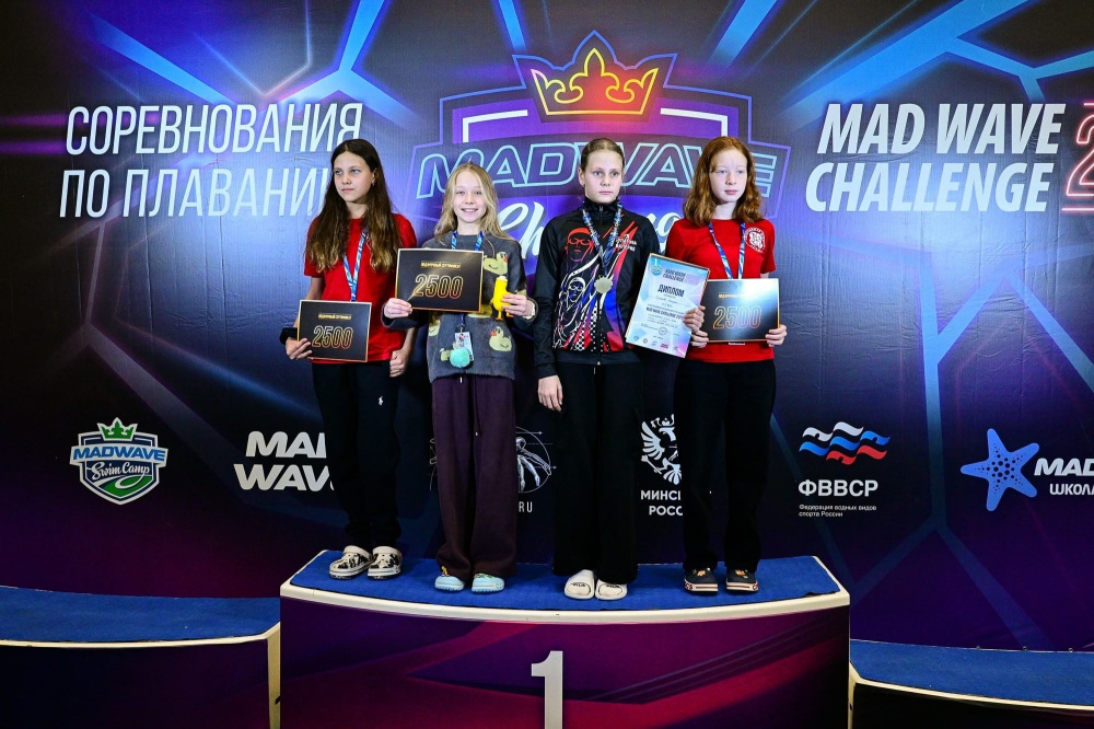 Команда «Старт» из Первоуральска завоевала бронзу на Mad Wave Challenge в Казани | Первоуральские пловцы «Старт» взяли бронзу и рекорд на Mad Wave Challenge