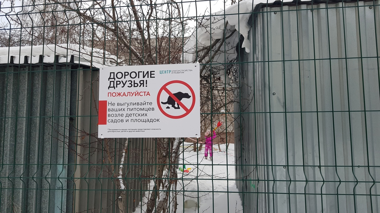 Первоуральцы игнорируют таблички, запрещающие выгуливать собак Первоуральцы игнорируют таблички, запрещающие выгуливать собак