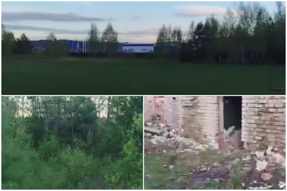 Жители поселка под Первоуральском просят помощи с благоустройством территории | На Урале жители поселка не могут «пробраться» к спортивной площадке из-за кустов