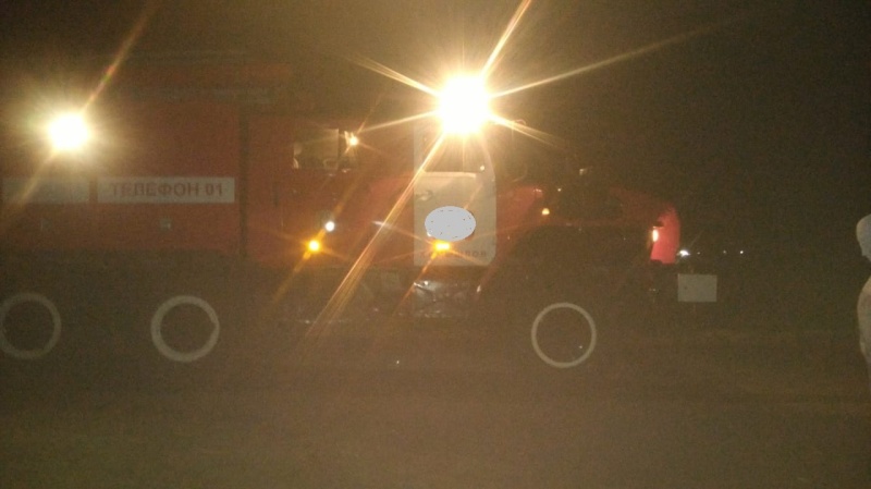 Ночью в Первоуральске сгорели садовый дом и баня