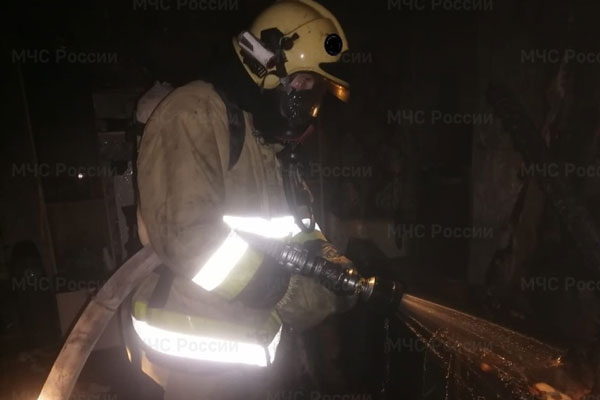 Ночью в селе под Первоуральском горел частный жилой дом