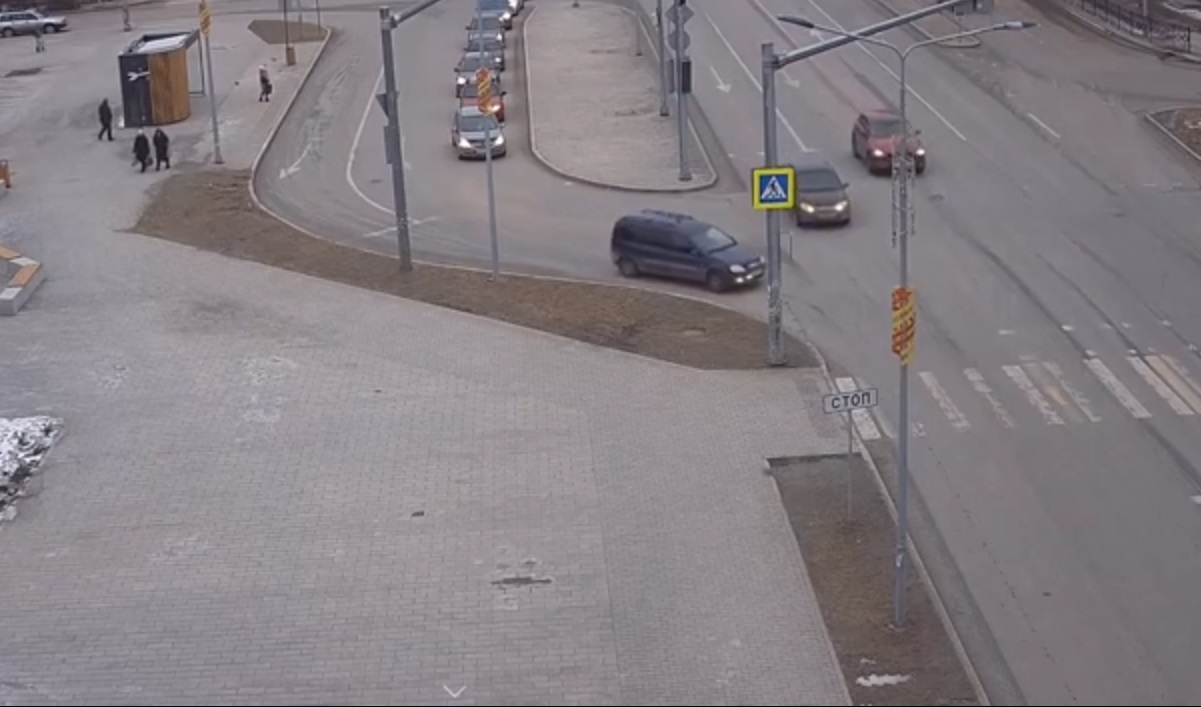 На главной площади Первоуральска случилось ещё одно ДТП