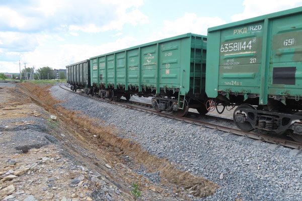 Два железнодорожных пути запустили в Билимбае