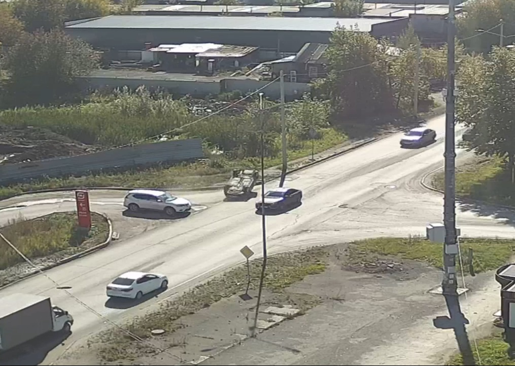 В Первоуральске на улице Вайнера перевернулся автомобиль 