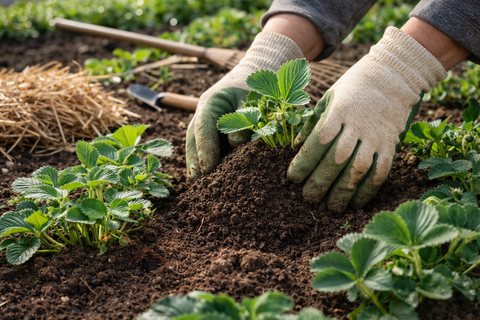 1 простое окучивание в апреле — и клубника растёт, как грибы после дождя: мой главный весенний приём 1 простое окучивание в апреле — и клубника растёт, как грибы после дождя: мой главный весенний приём