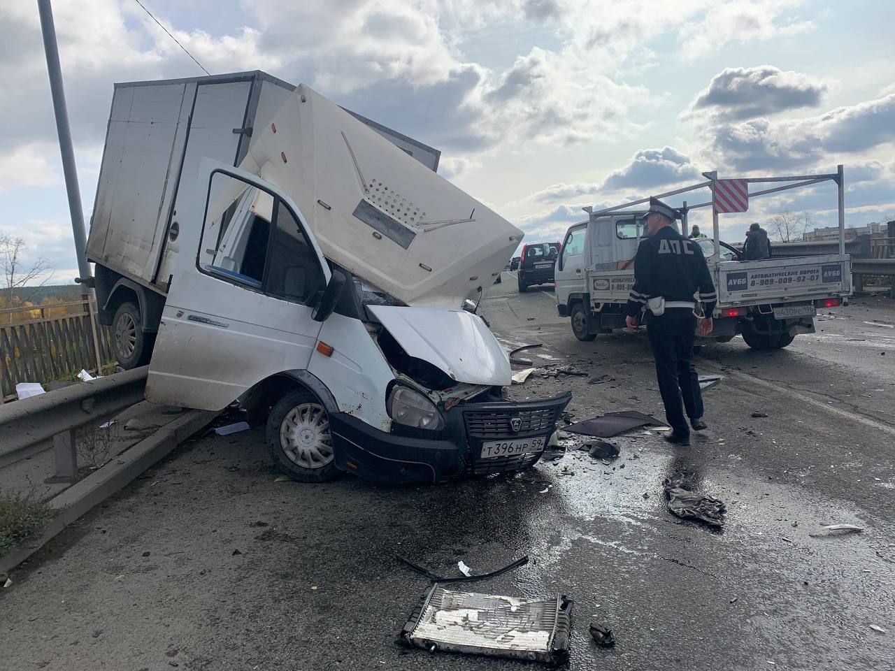 ГИБДД раскрыла подробности аварии на Талицком мосту в Первоуральске 
